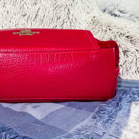 EUC - COACH MARLON HOBO IN SILVER & DARK FUCHSIA (F79995) - Picture 8 of 12